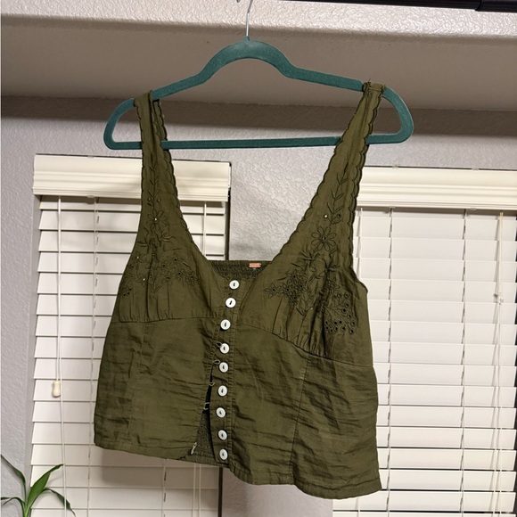 Free People Olive Sleeveless Maxi Dress - Picture 3 of 5